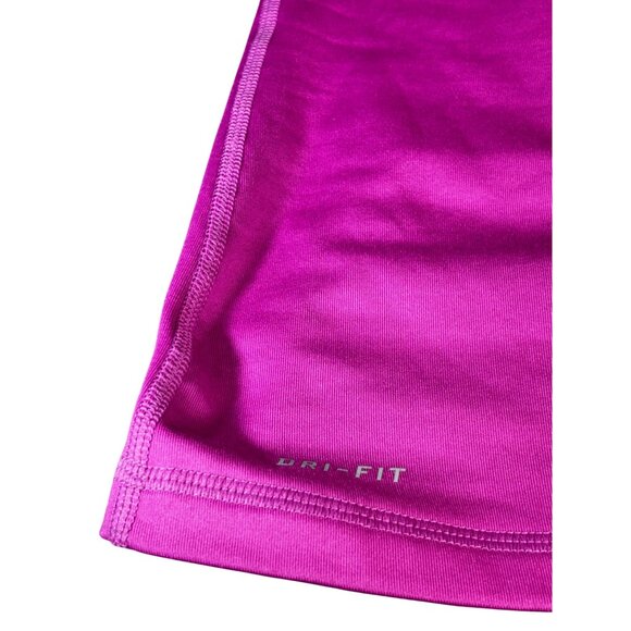 Nike Pro Womens Medium Long Sleeve Pink Pullover - Picture 10 of 10